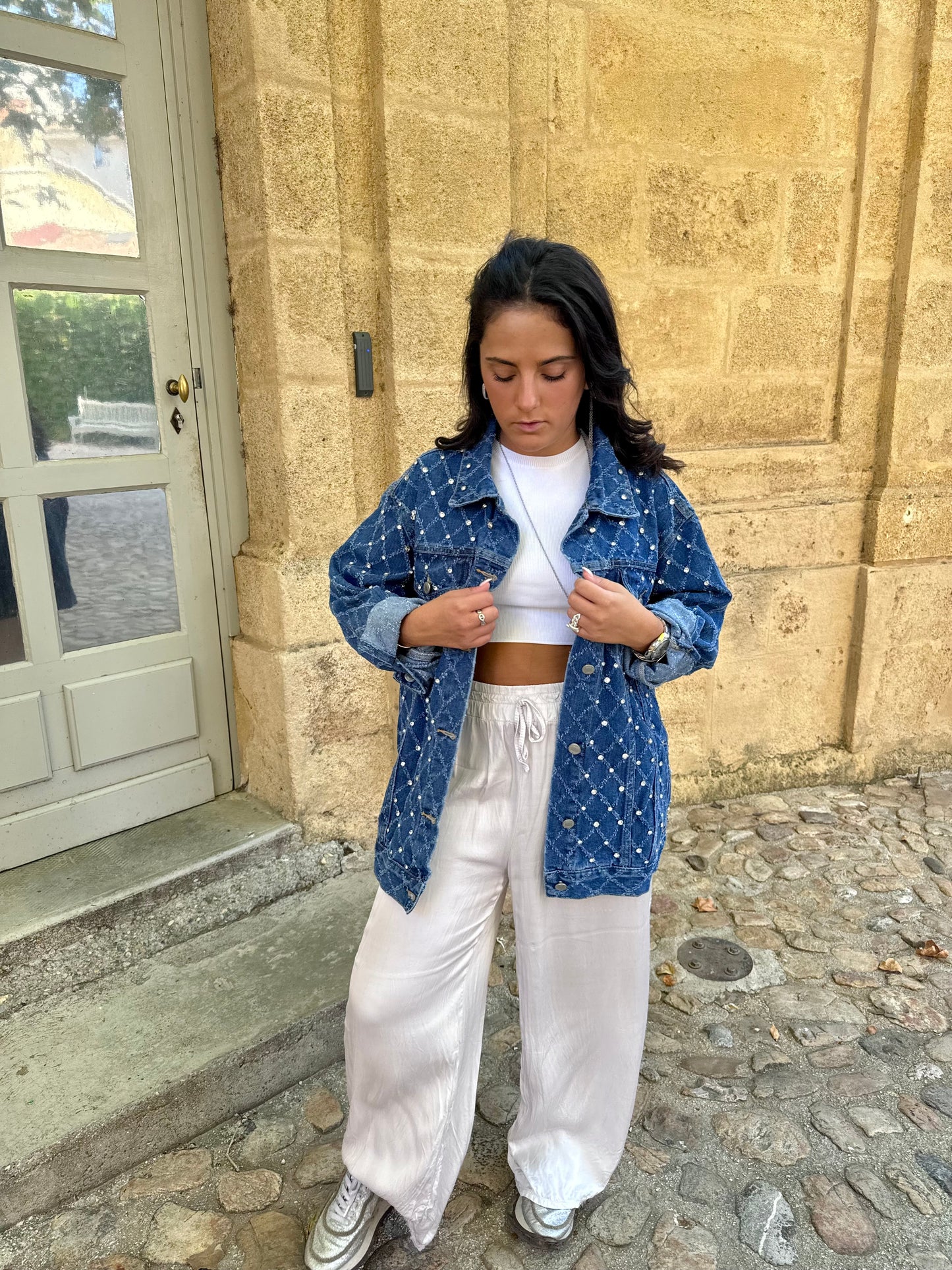 Veste en jean oversize Nana