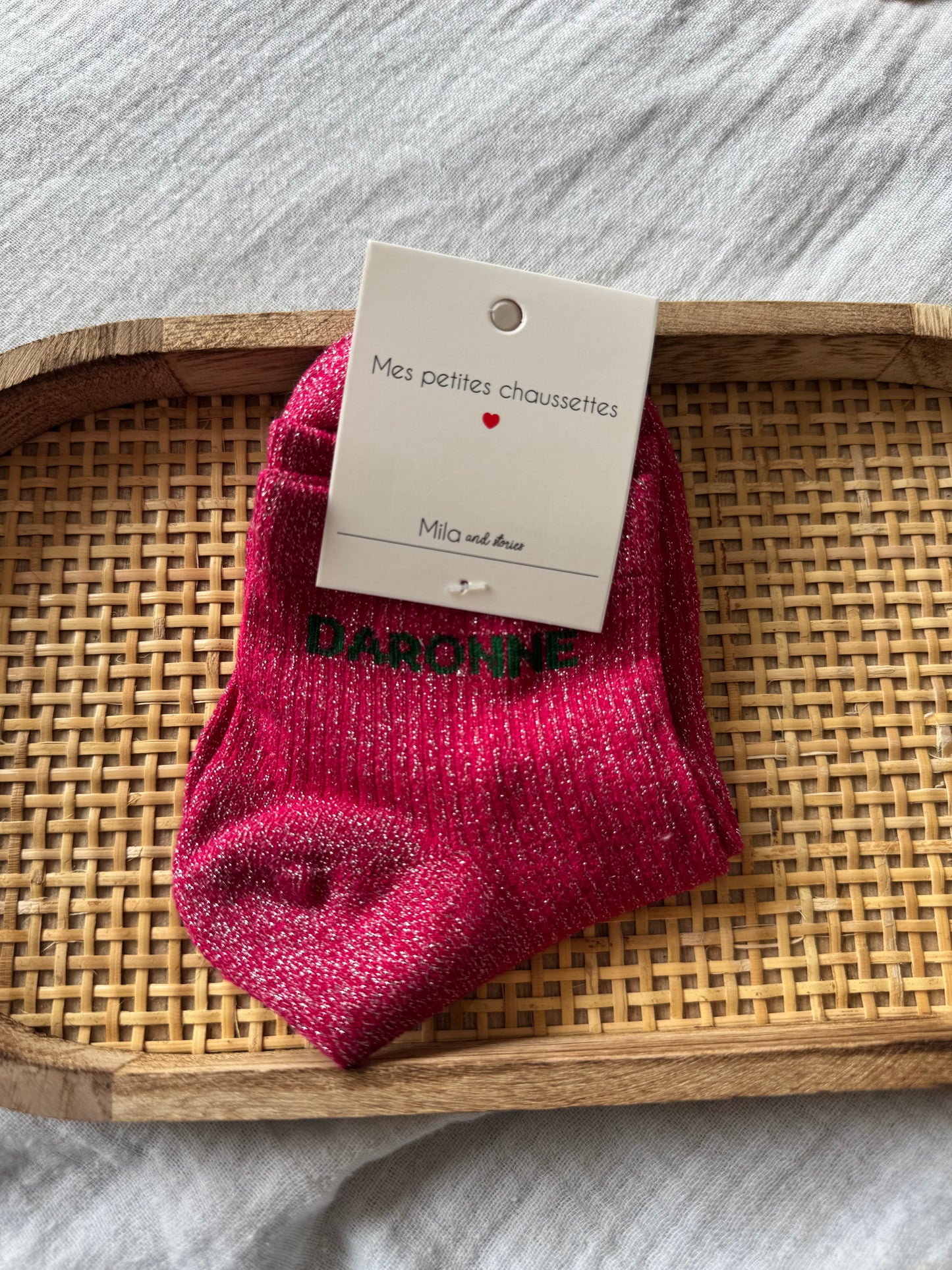 Chaussette à paillettes DARONNE