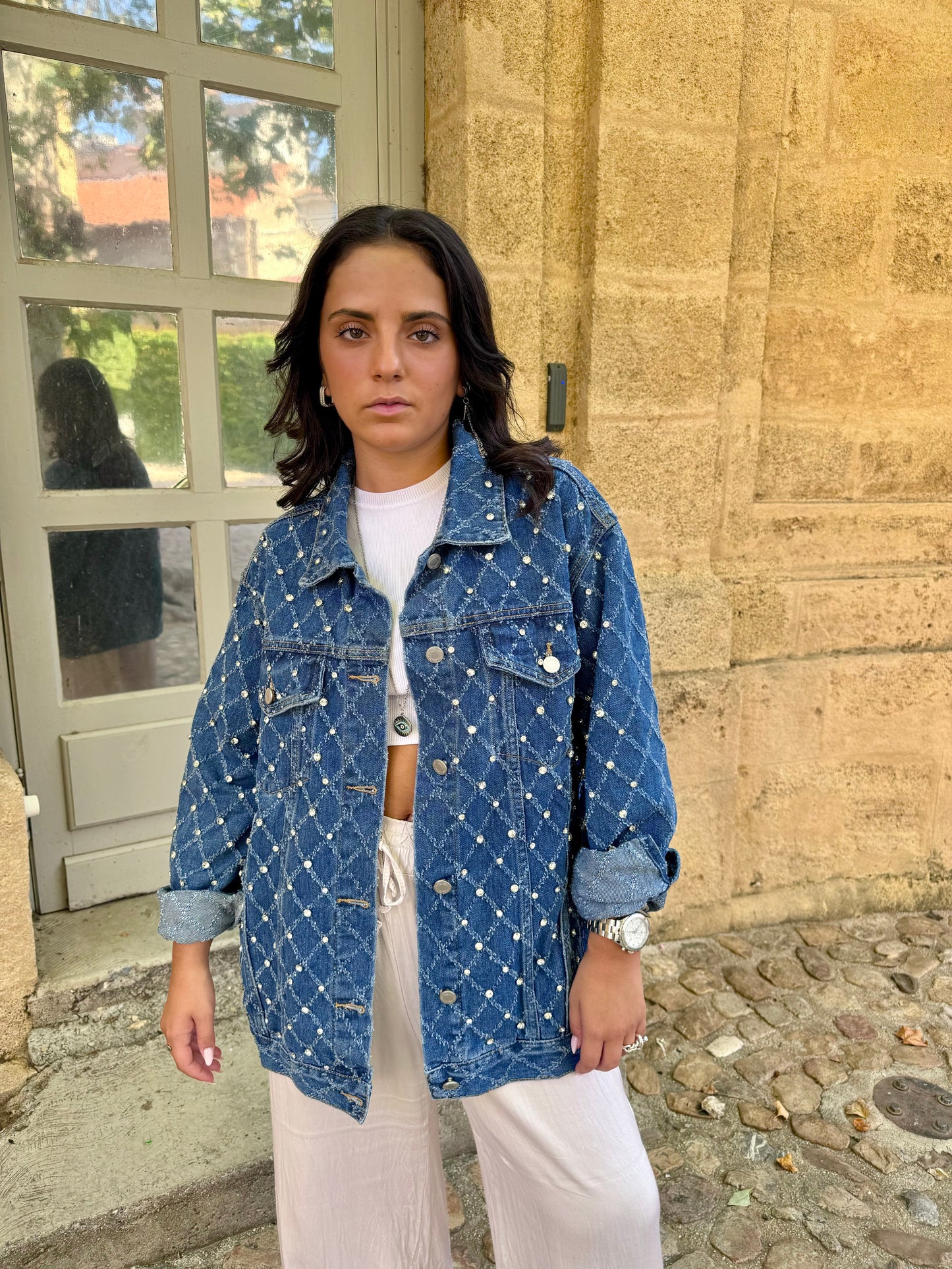Veste en jean oversize Nana
