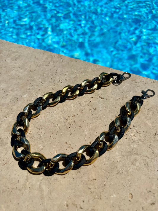 Chaîne gold&black