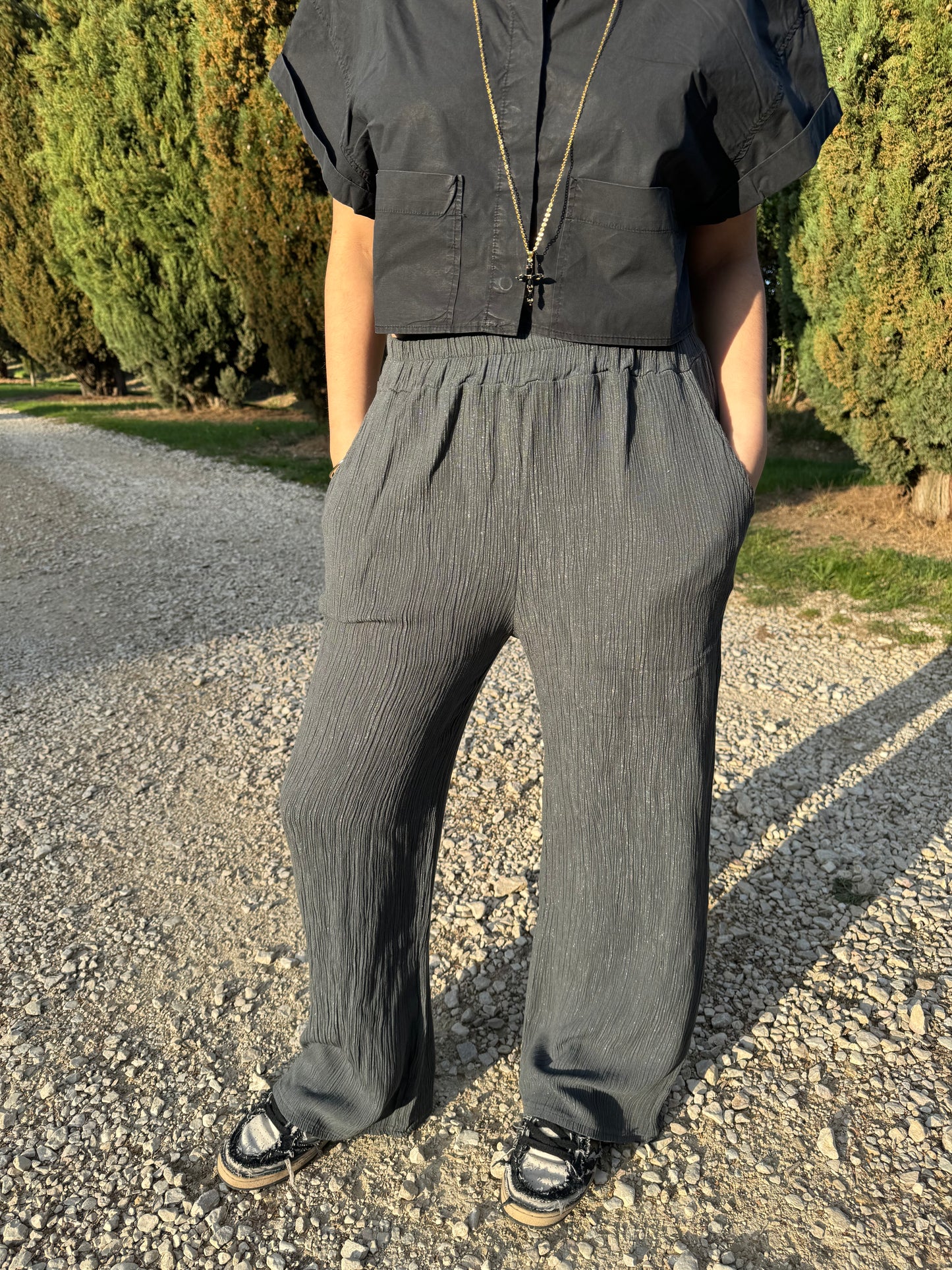 Pantalon irisé